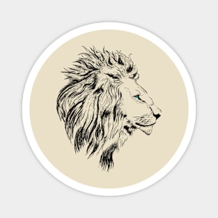 Lion Head Magnet